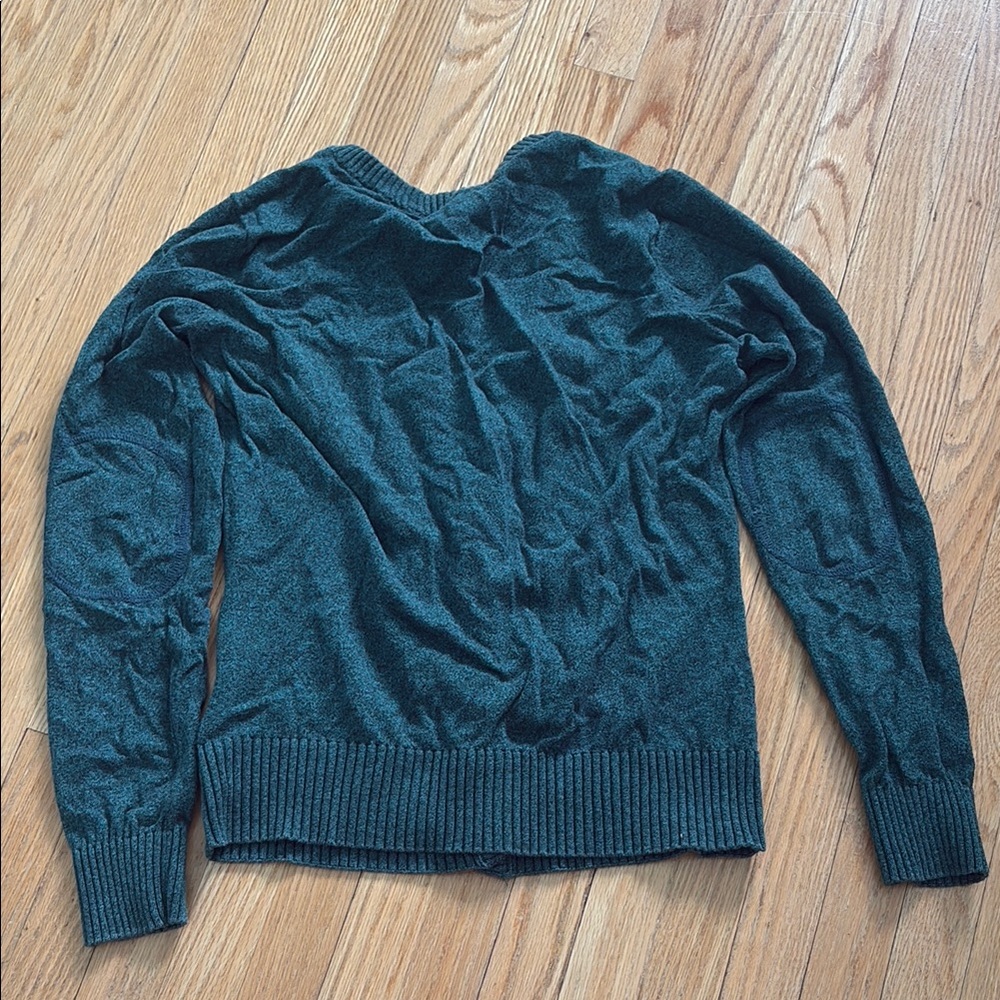 Teal Button-Up Women's Sweater
